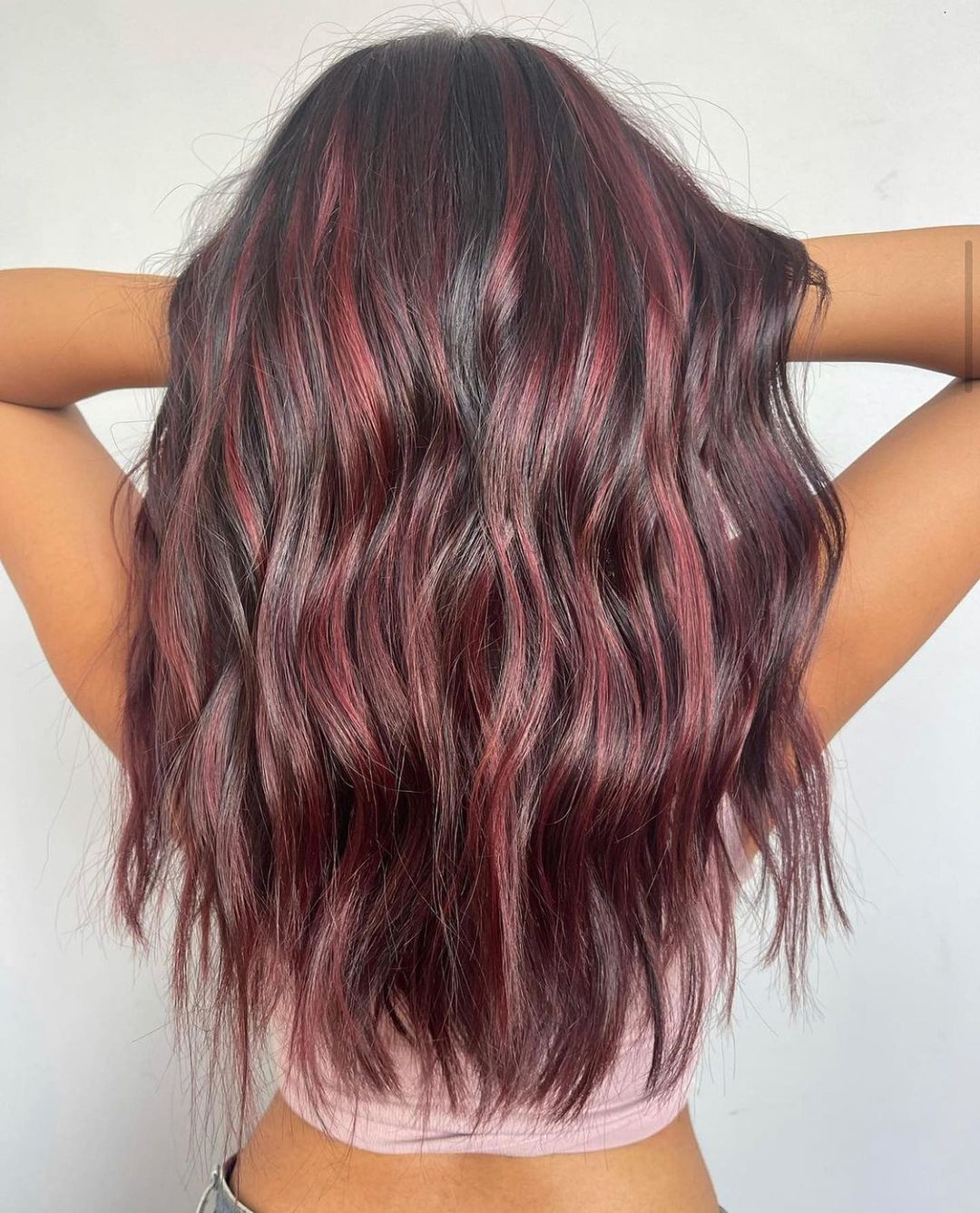 Perfect Partial Burgundy Highlights