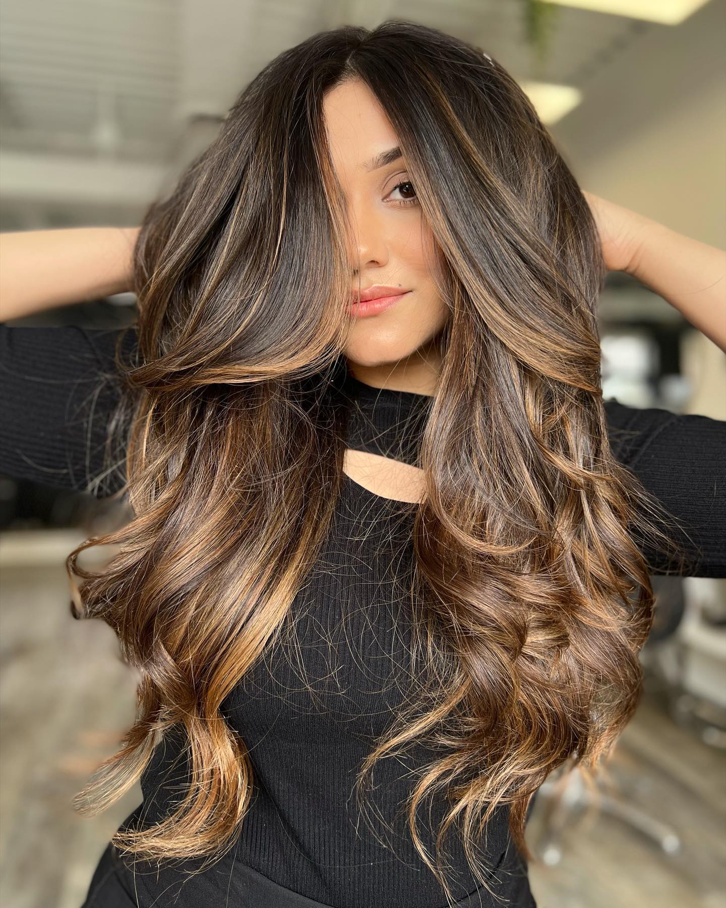 Warm Bronde Balayage Highlights