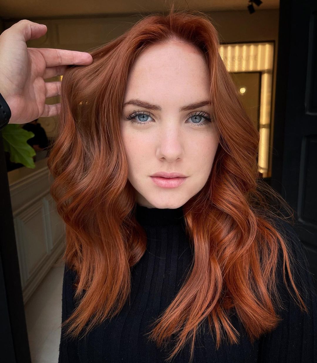 Solid Light Auburn Hair Color