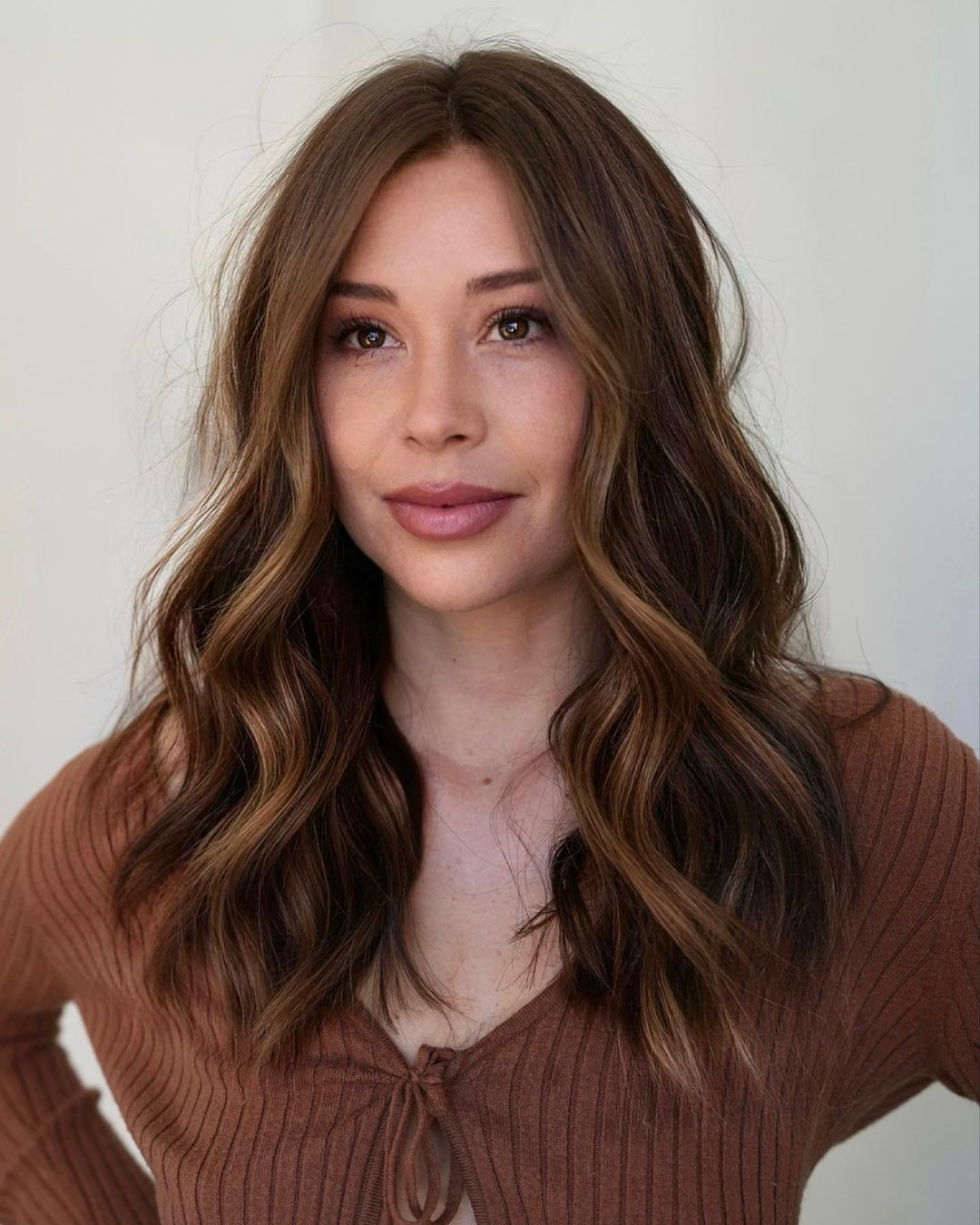 Delicate Golden Brown Balayage for Fall